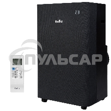 Кондиционер мобильный Ballu Velure BPAC-12 EW/N6 12000 BTU, 30 м², 50 дБ, охлаждение, осушение, черный