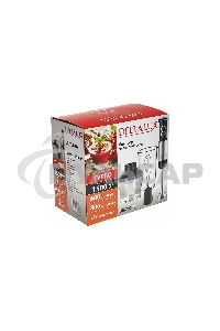 Блендер погружной DELTA LUX DE-7006B черный