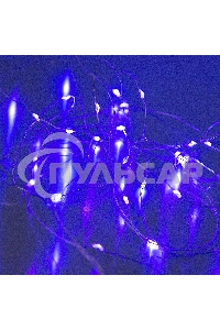 Гирлянда светод. Funray Нить, SE-STRING-10100P, 10м, 100 LED, фиолетовый, серебр. шнур 1,5м,