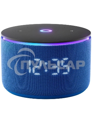 Умная колонка Яндекс Станция Мини 3 Про с Алисой, Zigbee, синий, YNDX-00059BLU