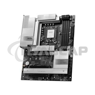 Материнская плата MSI PRO Z890-A WIFI, LGA 1851, Intel Z890, 4xDDR5, 4xSATA, 4xM.2, 1xPCIe 5.0 x16, 2xPCIe 4.0 x4, 1xHDMI, 2xUSB-C Thunderbolt 4, 1xUSB-C 3.2 Gen 2, 3xUSB-A 3.2 Gen 2, 4xUSB-A 3.2 Gen 1, 1x 5Gb LAN, 2x3.5 мм, 7.1, ATX