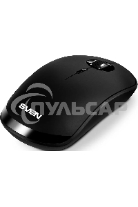Мышь беспроводная SVEN RX-570SW черный, 1600 dpi, радиоканал, Bluetooth, USB, кнопки - 4