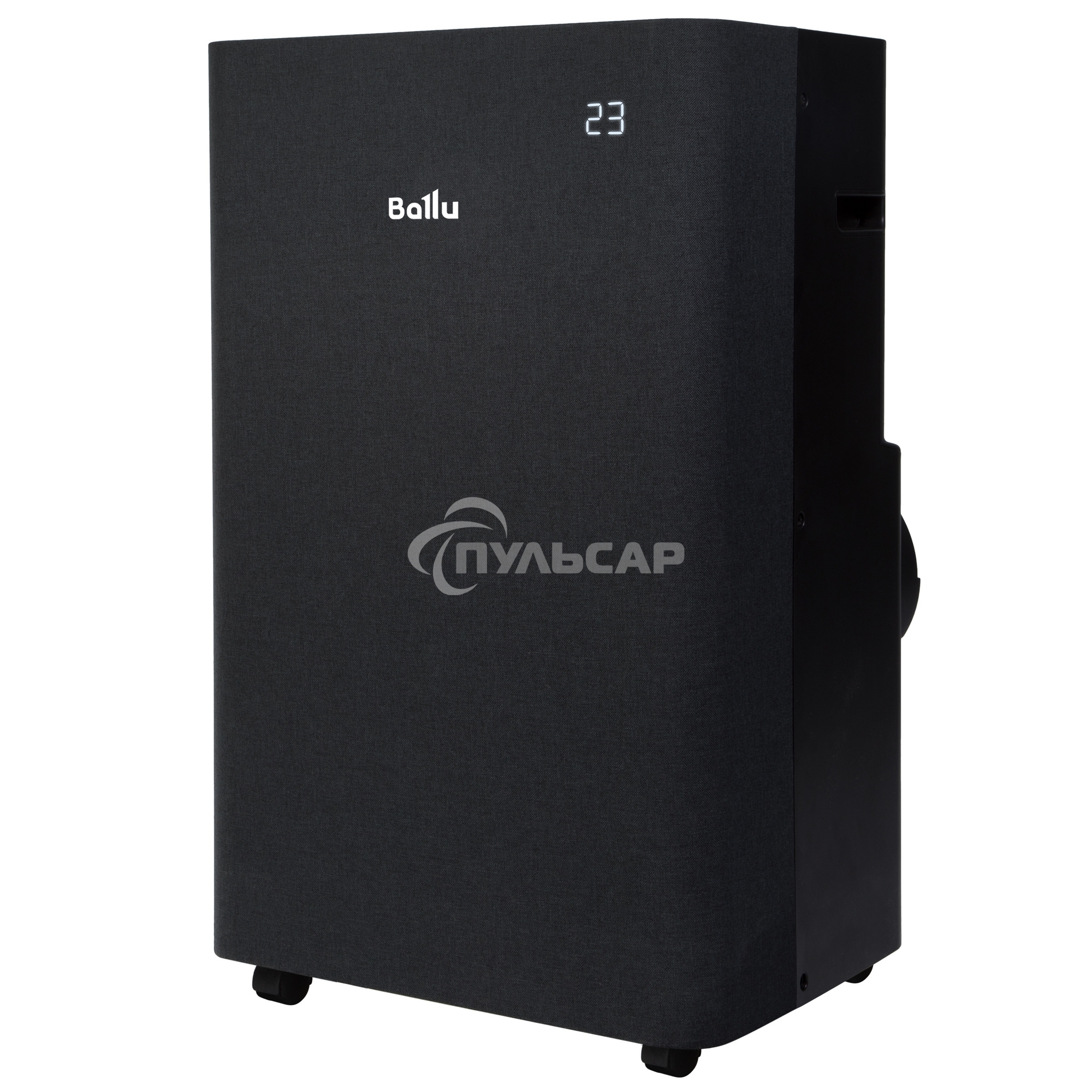 Кондиционер мобильный Ballu Velure BPAC-12 EW/N6 12000 BTU, 30 м², 50 дБ, охлаждение, осушение, черный