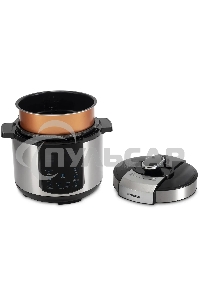 Мультиварка-скороварка Hyundai HYMC-1618 5л 1000Вт серебристый/черный