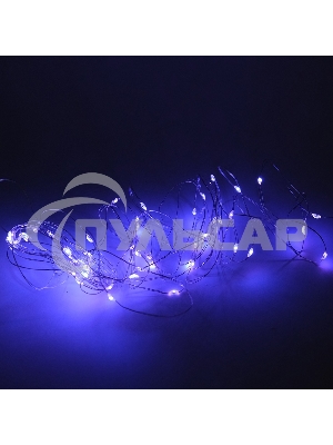Гирлянда светод. Funray Нить, SE-STRING-10100P, 10м, 100 LED, фиолетовый, серебр. шнур 1,5м,