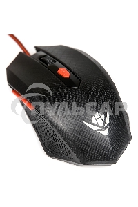 Мышь проводная Dialog Nakatomi MOG-08U черный, 2400 dpi, USB, кнопки - 6