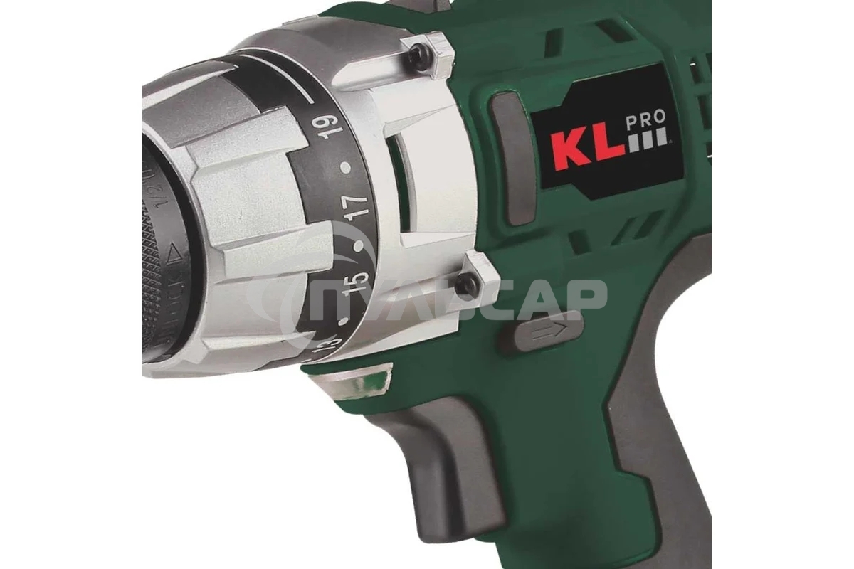 Профессиональный ударный шуруповерт KLPRO KLDM18-00 (18В, без ЗУ и АКБ, 40Нм, 2 скорости, 16-ступений к/м, подсветка,в кейсе)