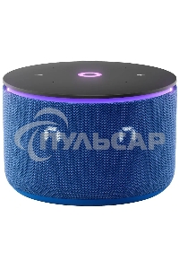 Умная колонка Яндекс Станция Мини 3 Про с Алисой, Zigbee, синий, YNDX-00059BLU