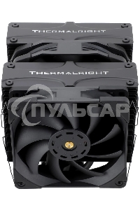 Кулер для процессора Thermalright Frost Coммander 140 черный (4-pin PWM, 158мм, Ni/CU, 8x5мм, 1x120мм+1x140мм, 82CFM/95.5CFM, 29.6dBA/30.2dBA, 1850RPM/1800RPM, S: 1700, 1200, 20XX, 115X, AM5, AM4)