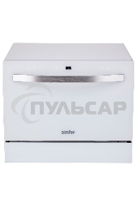 Посудомоечная машина Simfer DCB6501, белый, 55 см, 6 компл., 58 дБ, класс A+