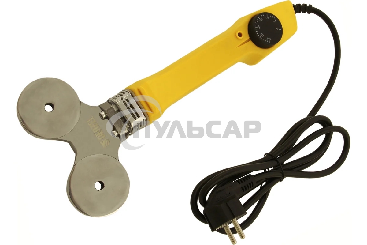 Аппарат для сварки пластиковых труб Denzel DWP-750 750Вт 260-300 град компл. насадок 20-40мм