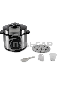 Мультиварка-скороварка Hyundai HYMC-1618 5л 1000Вт серебристый/черный