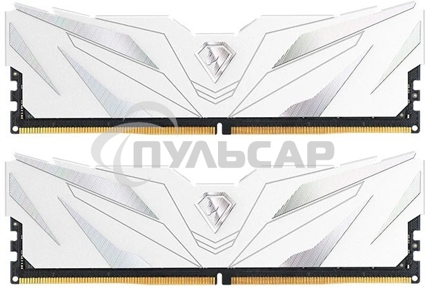 Оперативная память Netac Shadow II, DDR5, 32Gb (2x16Gb), 5600 MHz, CL46, DIMM, с радиатором, белый