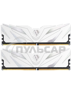 Оперативная память Netac Shadow II, DDR5, 32Gb (2x16Gb), 5600 MHz, CL46, DIMM, с радиатором, белый