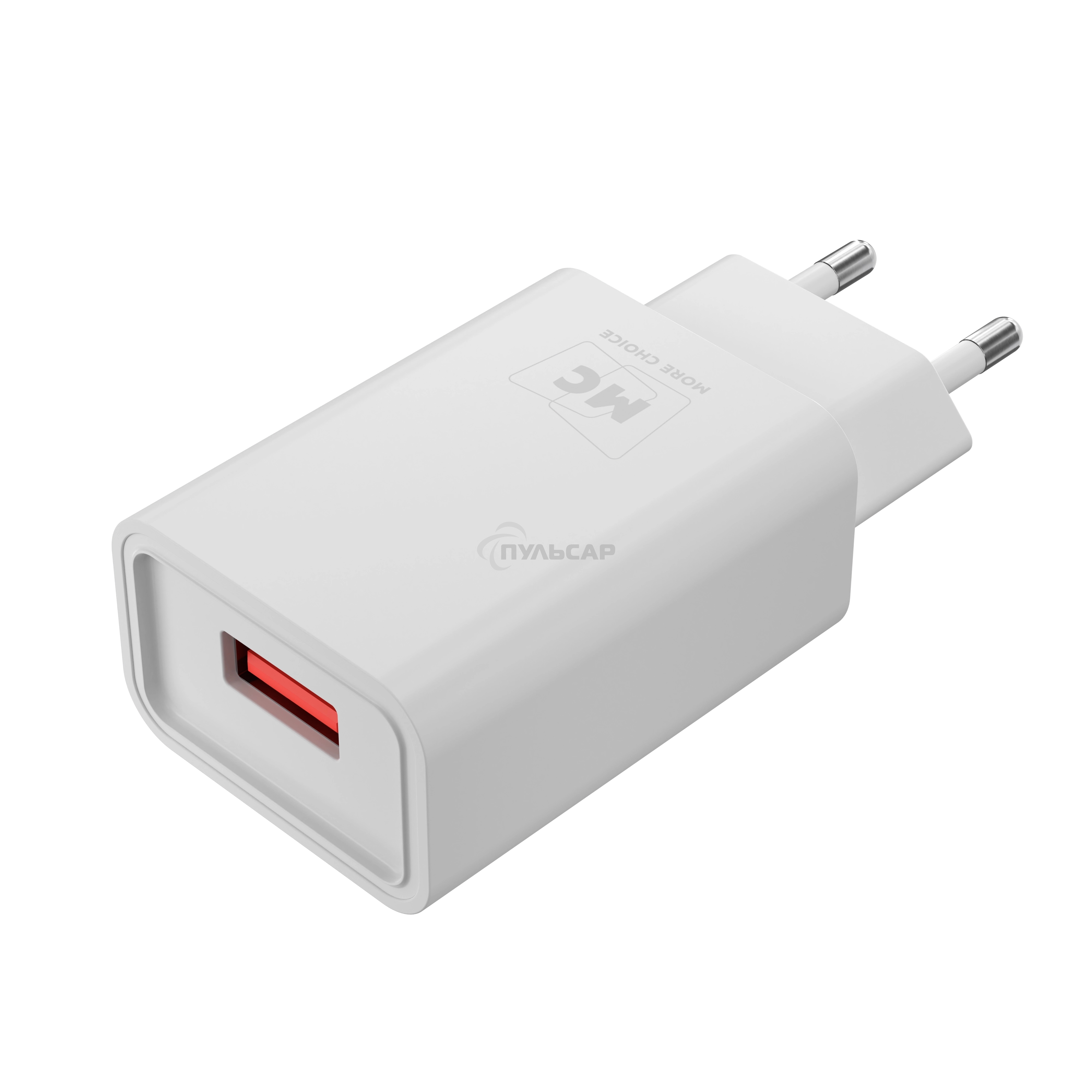 Зарядное устройство MORE CHOICE (4620202555694) NC07i СЗУ 1USB 2.0A, белый