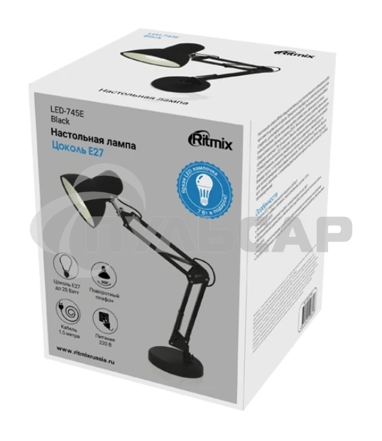 Светильник настольный RITMIX LED-745E черный