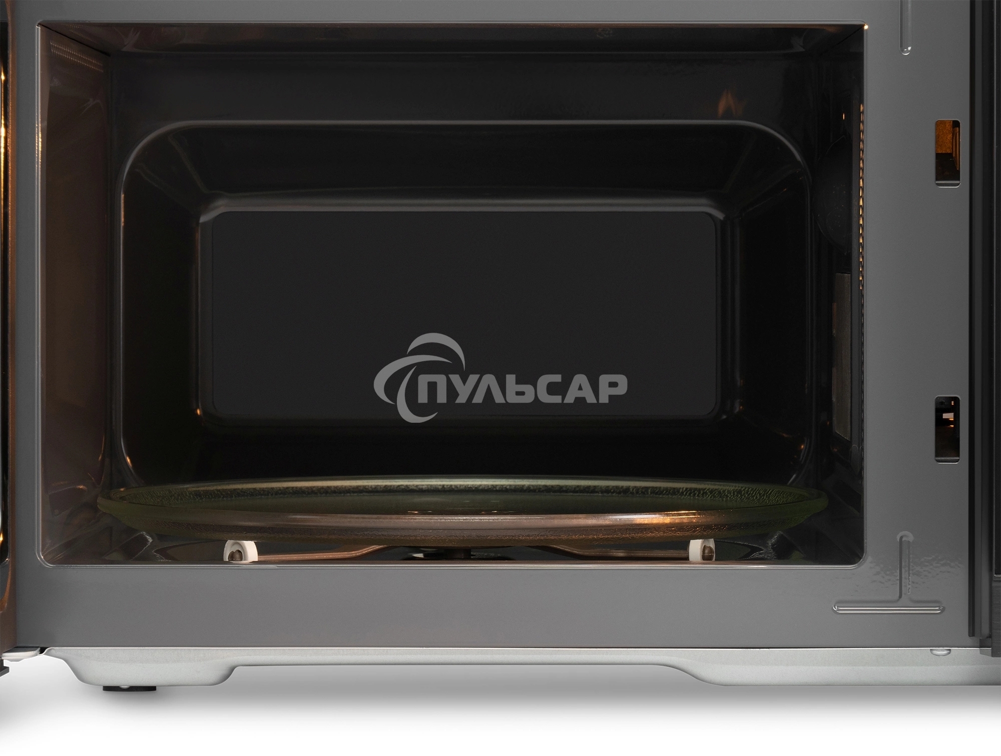 Микроволновая печь Hyundai HYM-D3012 черный 25л 800Вт кнопки, поворотный механизм