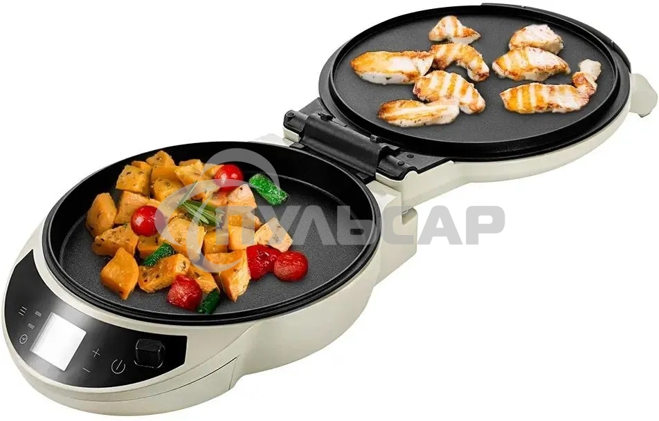 Пиццамейкер Kitfort КТ-4638 1600Вт серый/черный