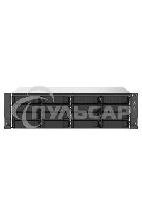 Сетевое хранилище без дисков SMB QNAP TS-1673AU-RP-16G NAS 16 HDD trays, 2x 2.5 GbE, rackmount, 2 PSU. 4-core AMD V1500B 2,2 GHz,RAM 16 Gb (1 x 16 Gb) up to 32 Gb (2 x 16 Gb). W/o rail kit RAIL-B02