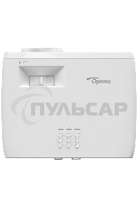 Лазерный проектор Optoma ZH400 DLP FullHD(1920*1080),4000 ANSI lm;300000:1;Zoom 1,1x;TR 1.4-1.62:1;HDMI x2; AudioOUT x1 Jack3.5мм; USB-A 1.5A; RS232; 15W mono; 32dB; 3kg белый (E9PD7KK01EZ14KD)