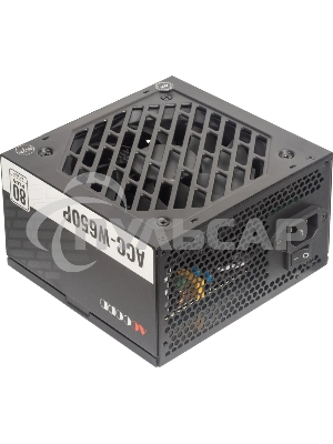 Блок питания Accord ACC-W650P, 650Вт, 80 PLUS WHITE, 120мм, черный