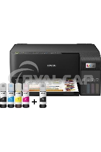 МФУ струйное Epson L3550 (C11CK59405), A4, цветной, печ. до 15 стр/мин. (ч/б) до 8 стр/мин. (цвет), скан. до 11 стр/мин. (ч/б) 28 стр/мин. (цвет), 4800 x 1200 dpi (печать) 1200x2400dpi (скан.), USB, Wi-Fi, Air Print