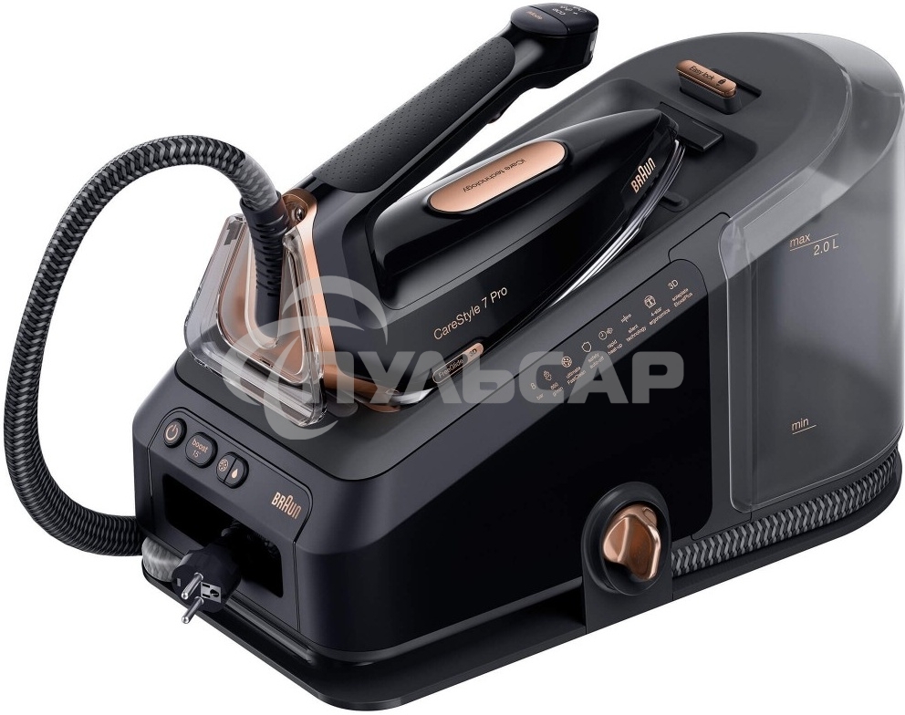 Парогенератор Braun IS7286BK черный, 2700 Вт