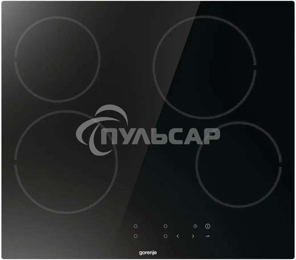 Электрическая варочная панель Gorenje ECT641BSCE Hi-Light, независимая, черный