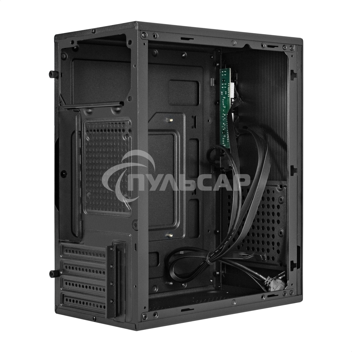 Компьютерный корпус Minitower ExeGate BAA-303MU (mATX, без БП, 2*USB+1*USB 3.0, HD Audio, черный)