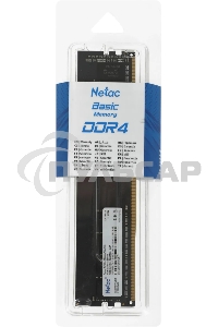 Оперативная память NETAC Basic, DDR4, 8Gb (1x8Gb), 3200MHz, CL22, DIMM