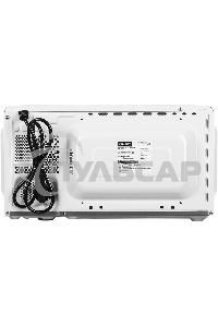 Микроволновая печь Galanz MOS-1706MW белый, 17 л, 700 Вт, переключатели - поворотный механизм