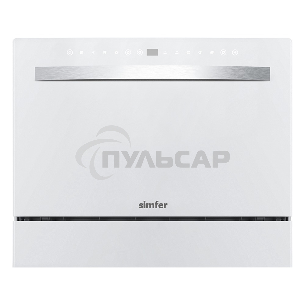 Посудомоечная машина Simfer DCB6501, белый, 55 см, 6 компл., 58 дБ, класс A+