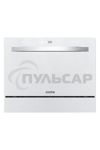 Посудомоечная машина Simfer DCB6501, белый, 55 см, 6 компл., 58 дБ, класс A+