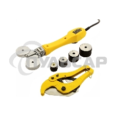 Аппарат для сварки пластиковых труб Denzel DWP-750 750Вт 260-300 град компл. насадок 20-40мм