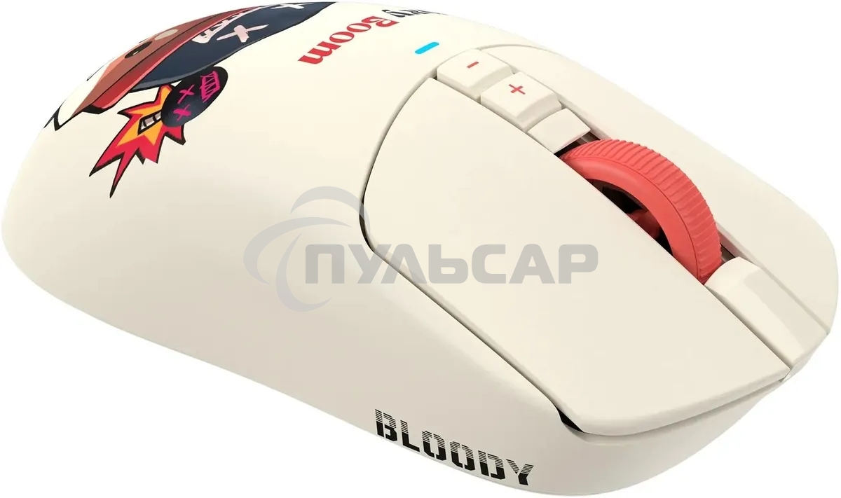 Мышь беспроводная/проводная A4Tech Bloody R72 Ultra Proxy Boom бежевый, 20000 dpi, радиоканал, USB, кнопки - 7