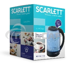 Чайник электрический Scarlett SC-EK27G90 черный Мощность, Вт: 1800; Объем, л: 1.7