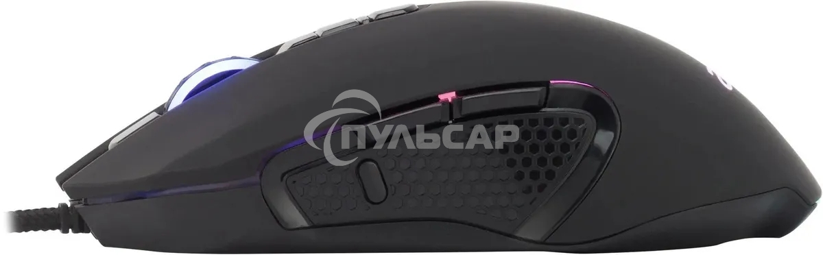 Мышь проводная Acer OMW160 черный, 6400 dpi, USB, кнопки - 8