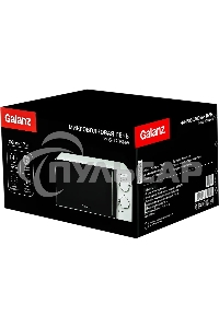 Микроволновая печь Galanz MOS-1706MW белый, 17 л, 700 Вт, переключатели - поворотный механизм