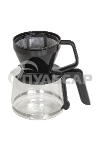 Кофеварка капельная SUPRA CMS-1240 черный, исп. кофе - молотый, 1.25 л, 750 Вт.