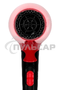 Фен Starwind SHD 7065 1400Вт черный/красный