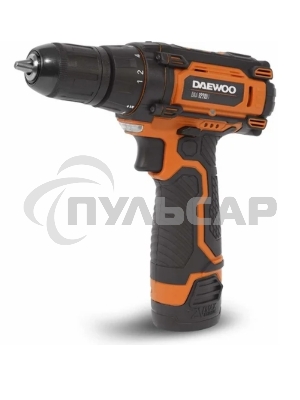 Дрель-шуруповерт Daewoo DAA 1220Li, Аккумуляторная, 12В, 2 АКБ, Кейс