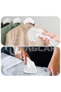 Отпариватель ручной Kitfort КТ-9110-2 2180Вт белый/салатовый