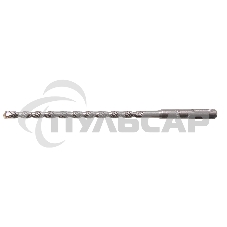 Бур по бетону Denzel двойная спираль, Cobalt W-tip, 8x210 мм, SDS PLUS