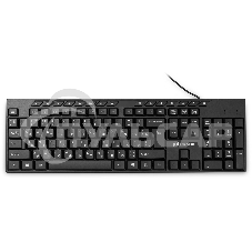 Клавиатура проводная Oklick 125M, USB, черный