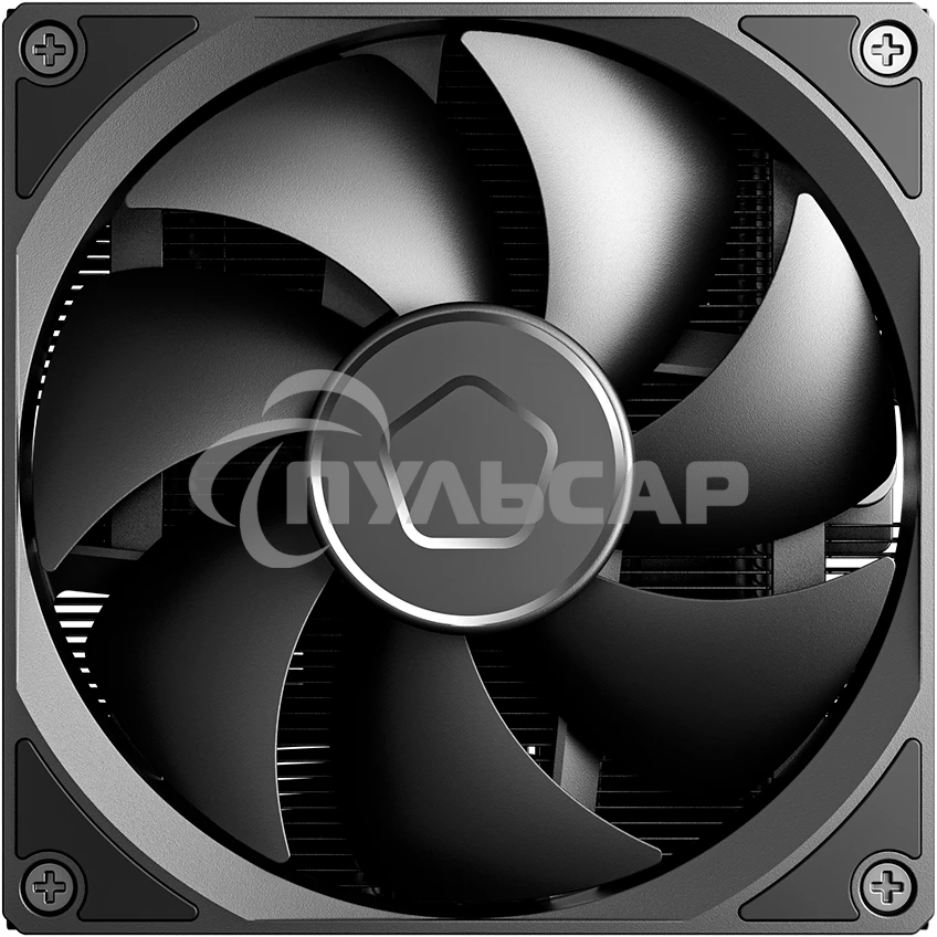 Кулер для процессора ID-COOLING IS-53-XT BLACK LGA1851/1700/1200/115X/AM5/AM4 низкопрофильный высота 53мм (24шт/кор, TDP 95W, PWM, 4 тепл.трубок / медная база, FAN 92мм, черный) BOX