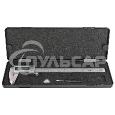 Электронный штангенциркуль Deli DL91200 200мм, метрическая/дюймовая конвертация, нержавеющая сталь, 3 кнопочное управление, светодиодный дисплей, 1,5В SR44.