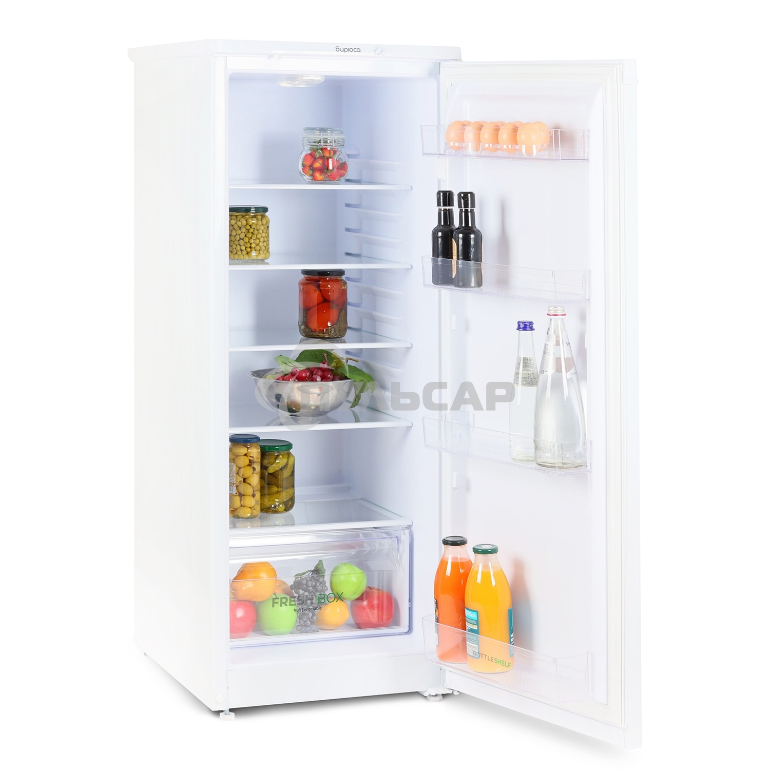 Холодильник Бирюса 411 белый однокамерный 180л