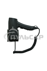 Фен для волос настенный Puff 1205Bl, черный, 1,2 кВт