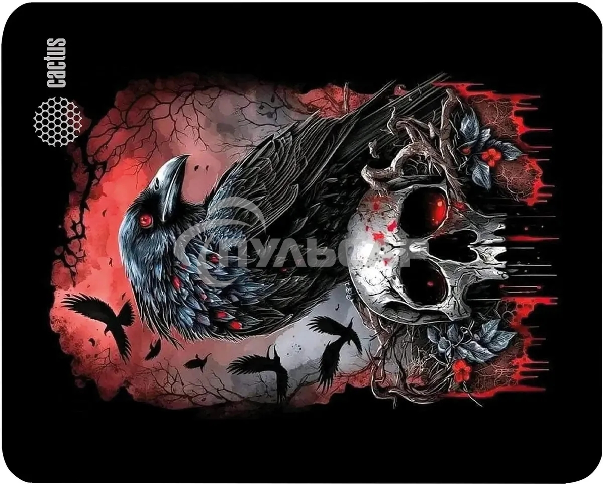 Коврик для мыши Cactus Raven 250x200x3мм (CS-MP-D14S)