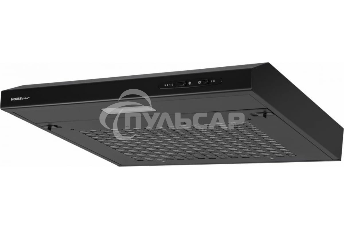 Вытяжка подвесная HOMSair Horizontal 60 черный, 60 см, 420 куб. м/ч, 45 дБ